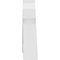 Ekena Millwork Vanguard Architectural Grade PVC Gable Bracket, 108"W x 18"H x 4"D x 6"F, 4/12 Pitch GBP108X18X0406VAN00 - alternate 3